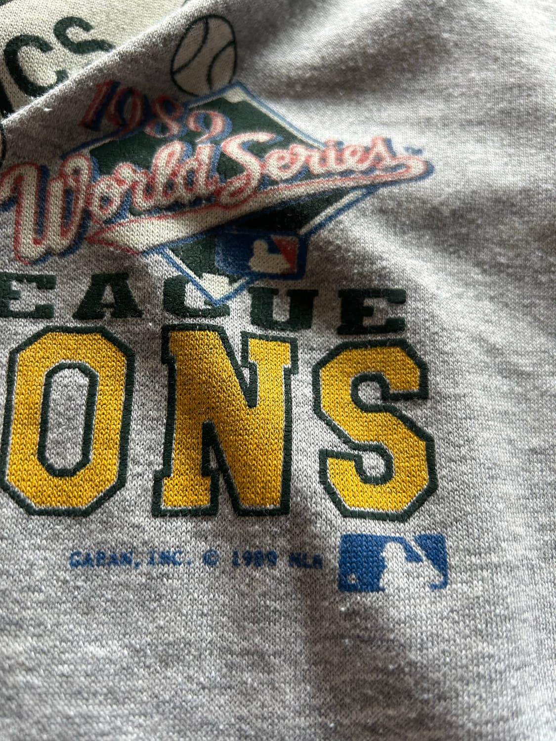 80‘s MLB 오클랜드 에슬레틱스 스웻셔츠 상품이미지3