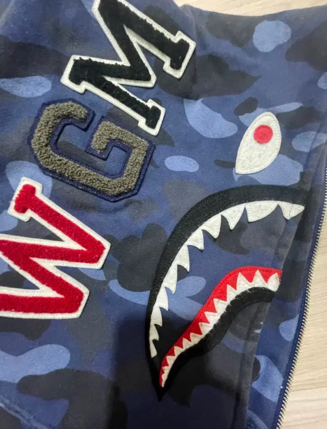 베이프 샤크 후드 청계 m 정품 상품이미지1