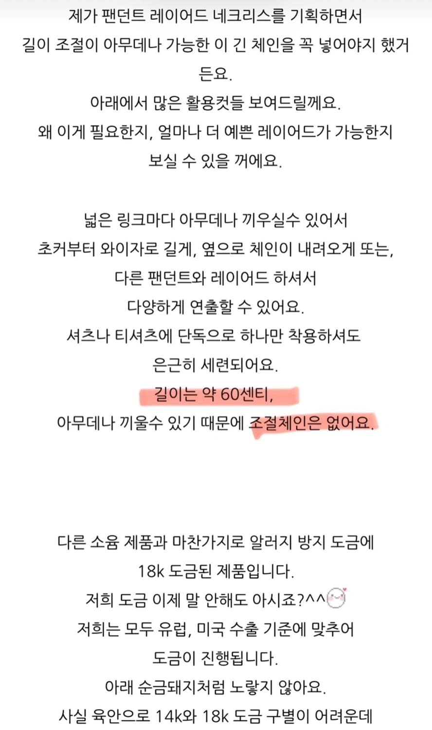 소윰 팬던트 레이어드 목걸이 상품이미지10