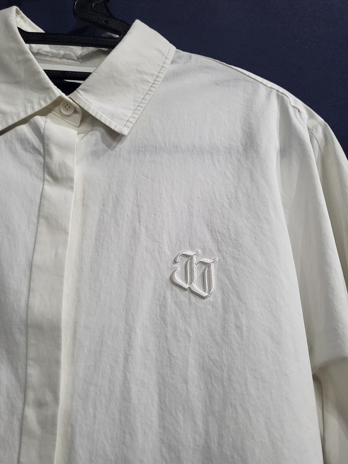 준지 로고자수 셔츠남방 상품이미지2