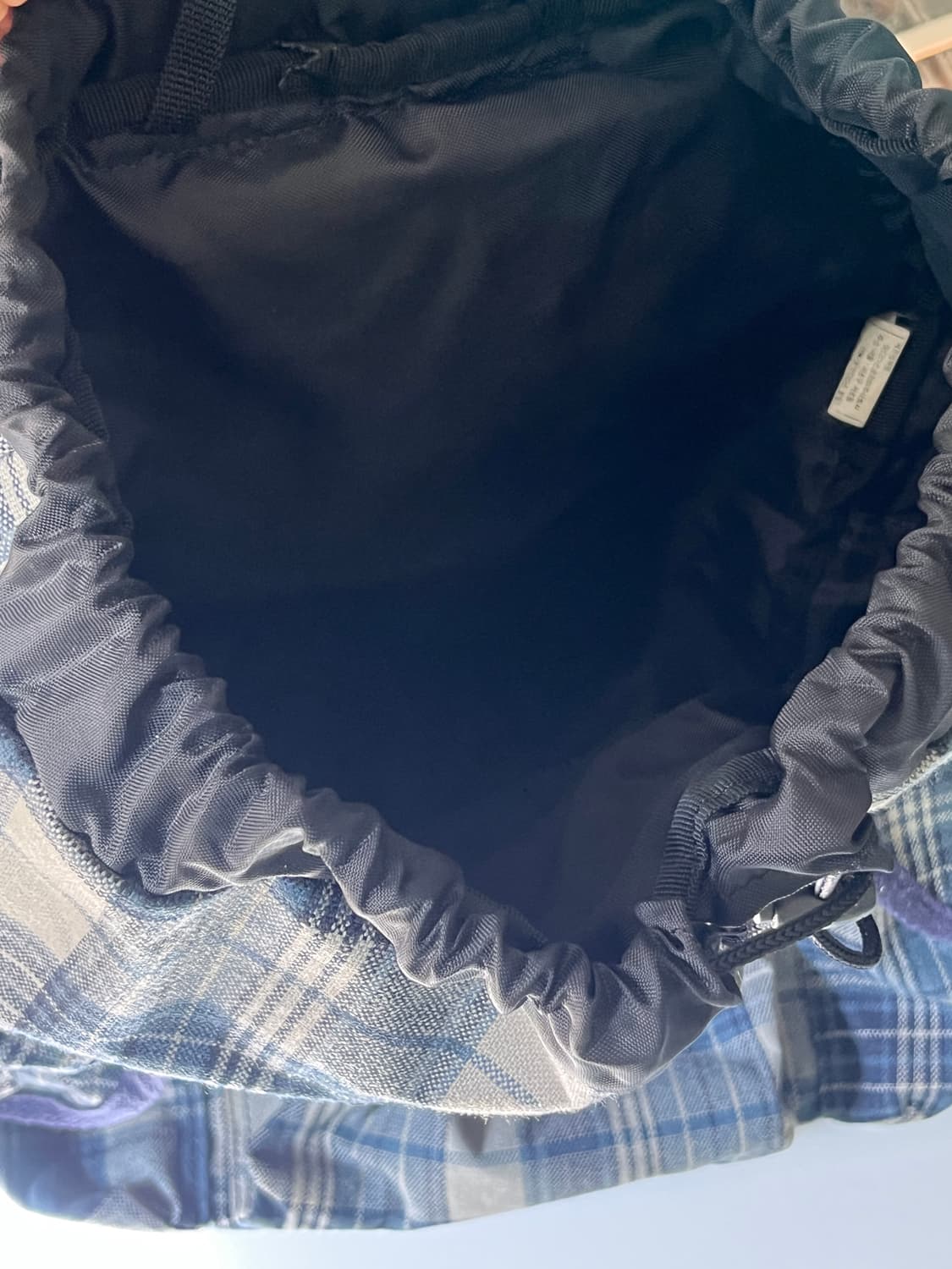 90s 아디다스 빈티지 체크 럭색 백팩 가방 상품이미지5