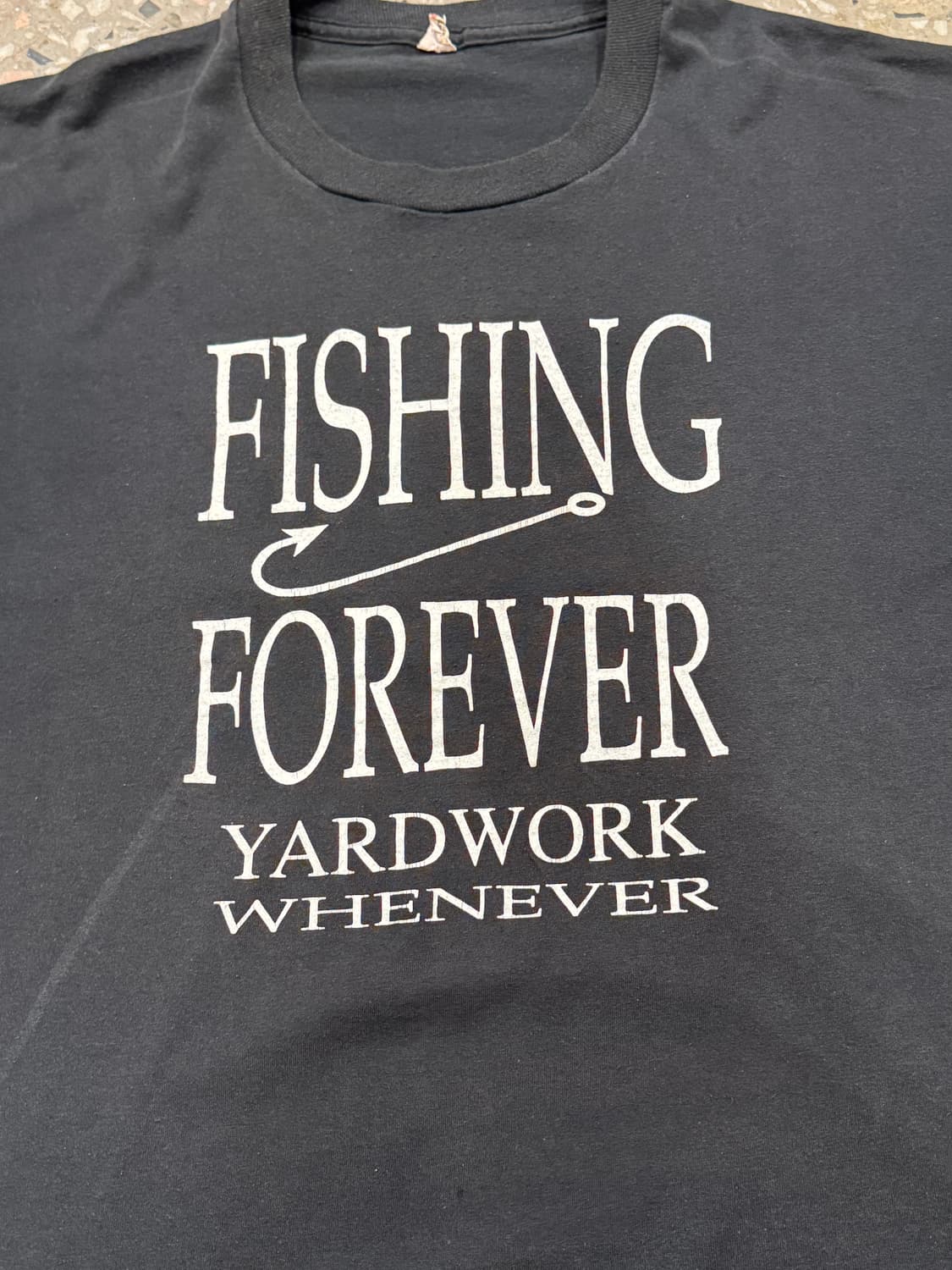80s 스크린스타 fishing 티셔츠 (XL) 상품이미지4