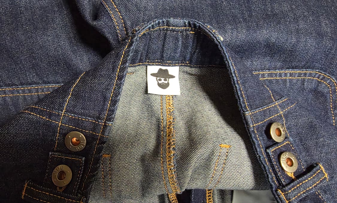 [신품급] 맥우드건 원턱 와이드핏 데님 상품이미지6