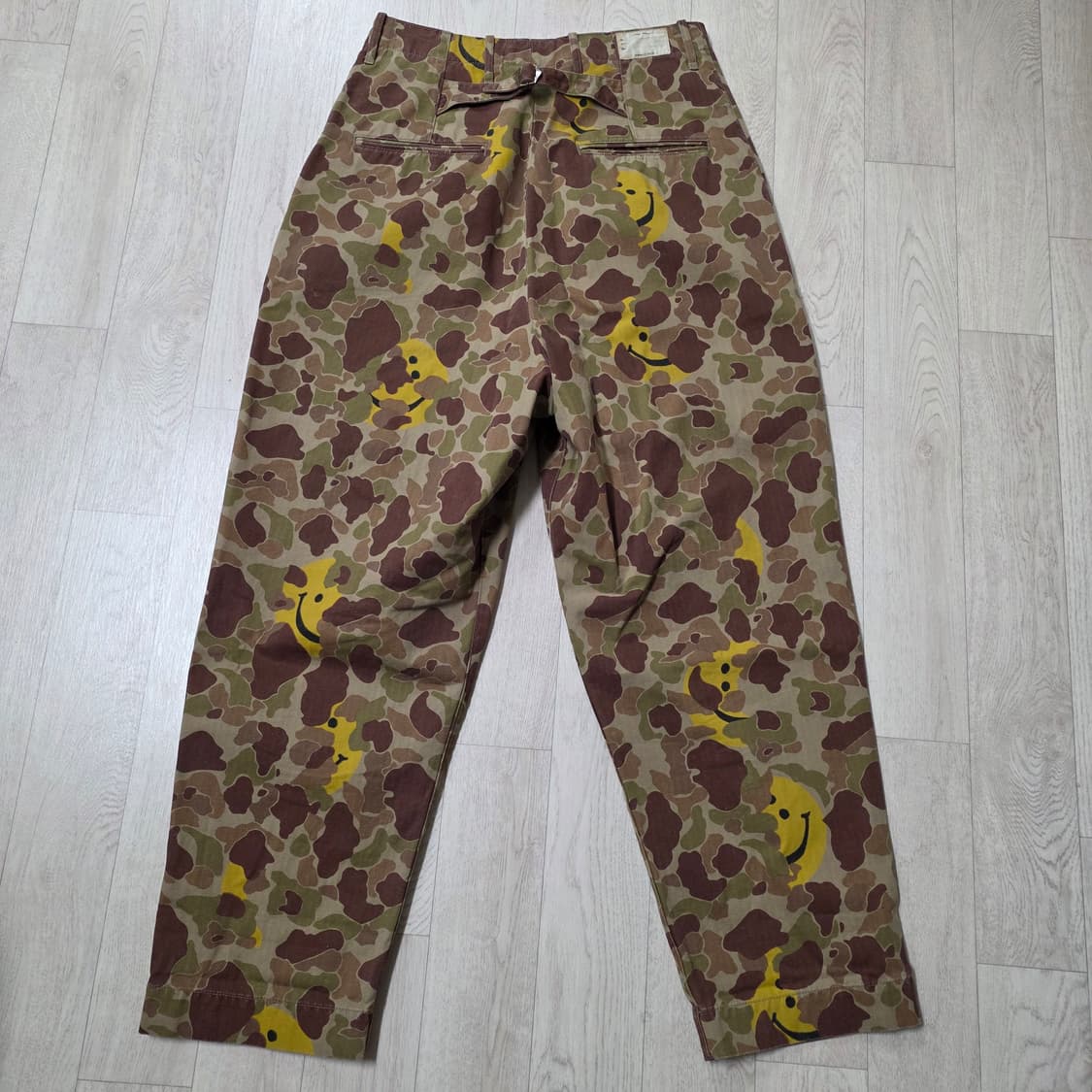 [3] 캐피탈 헤링본 해피피카부 카모 나임 팬츠 베이지카키 kapital 상품이미지6