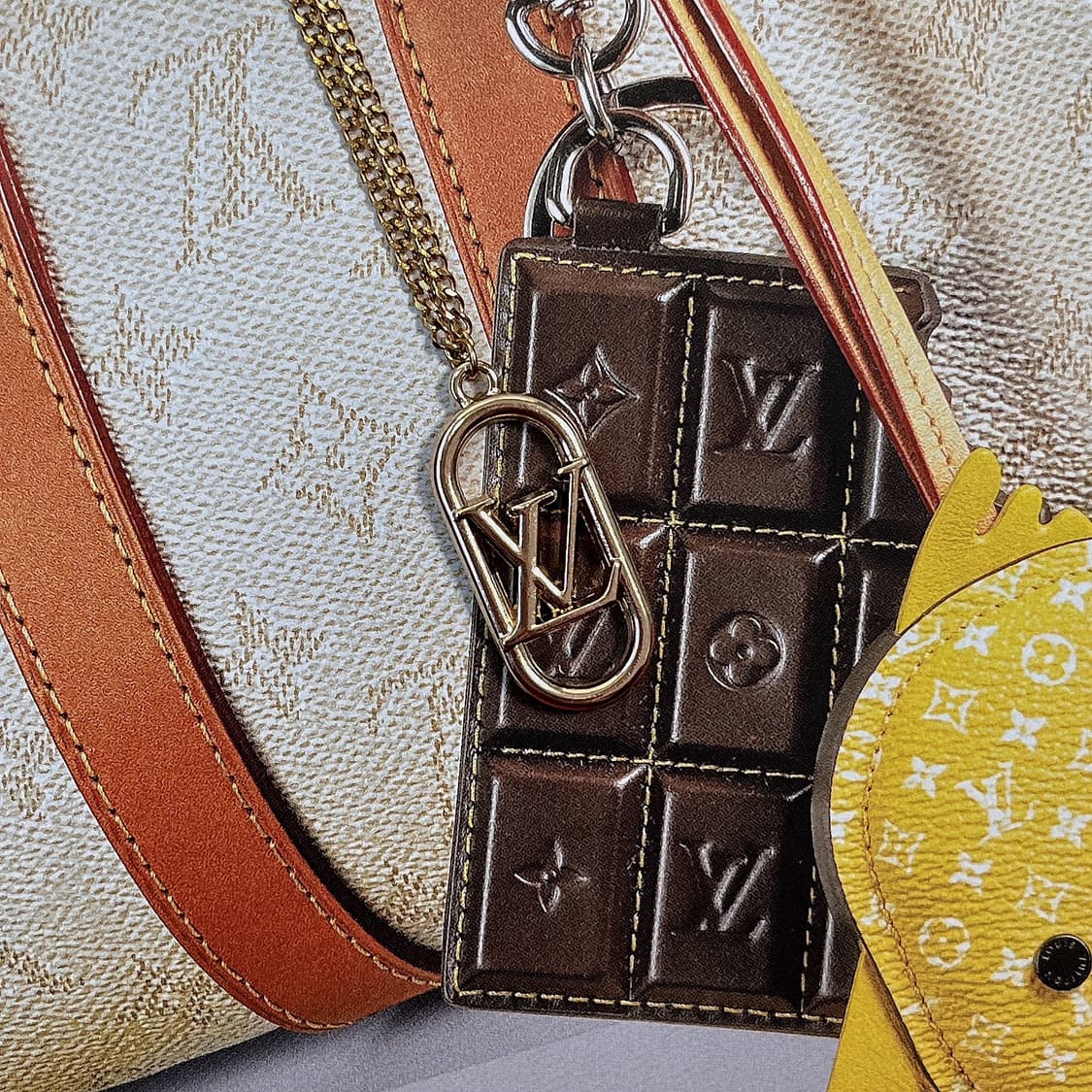 루이비통 더블 프레임 클립 목걸이 상품이미지2