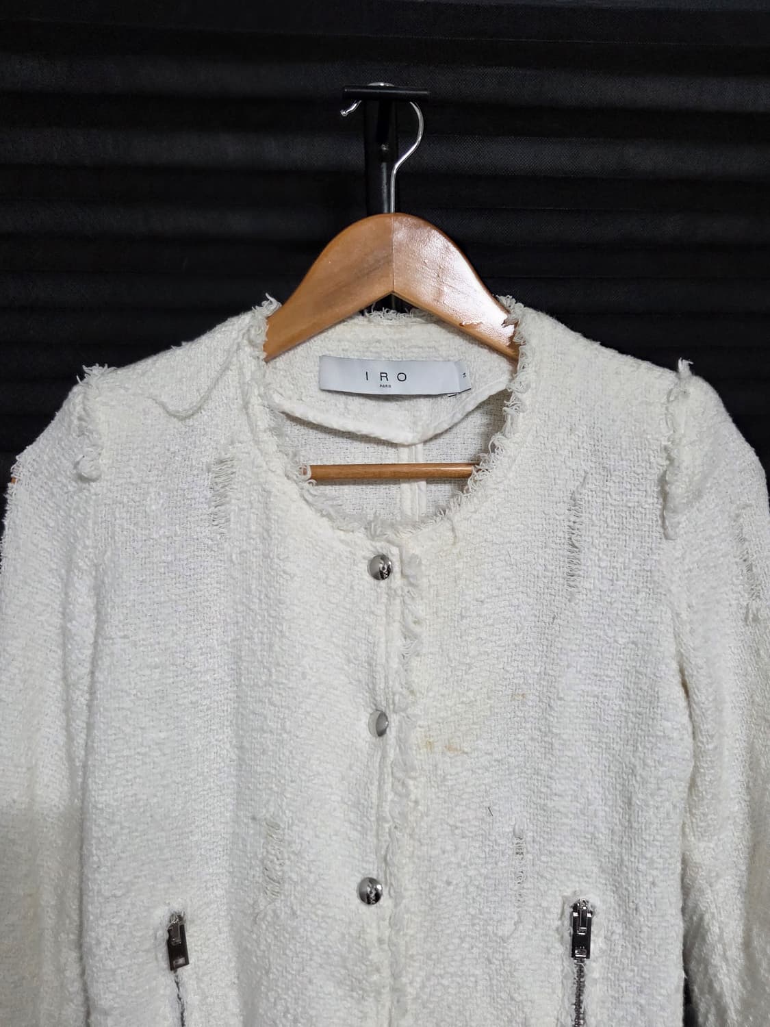 (정품) [이로] 아그네트 프린지 코튼 트위드 자켓 | 00112 상품이미지2