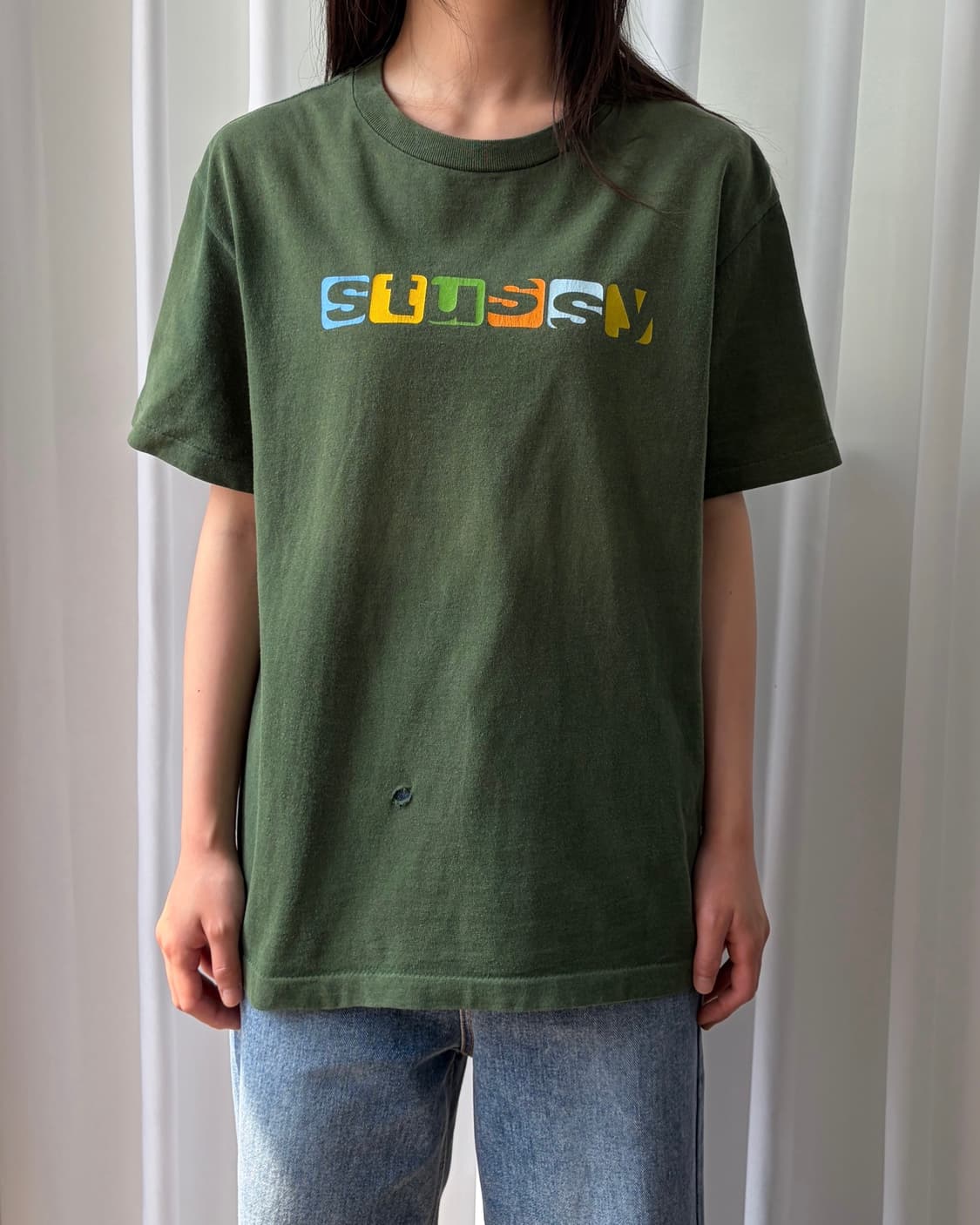 스투시 빈티지 90s 반팔 티셔츠 상품이미지3