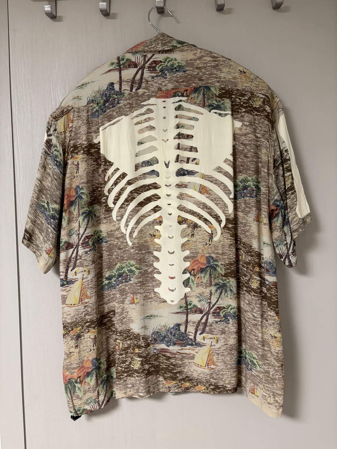 캐피탈 카메하메하 본 알로하 셔츠 브라운 5 상품이미지2