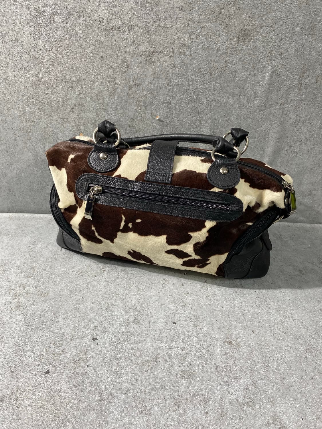 [34*21] Vintage 빈티지 송치 레더 핸드백 상품이미지4