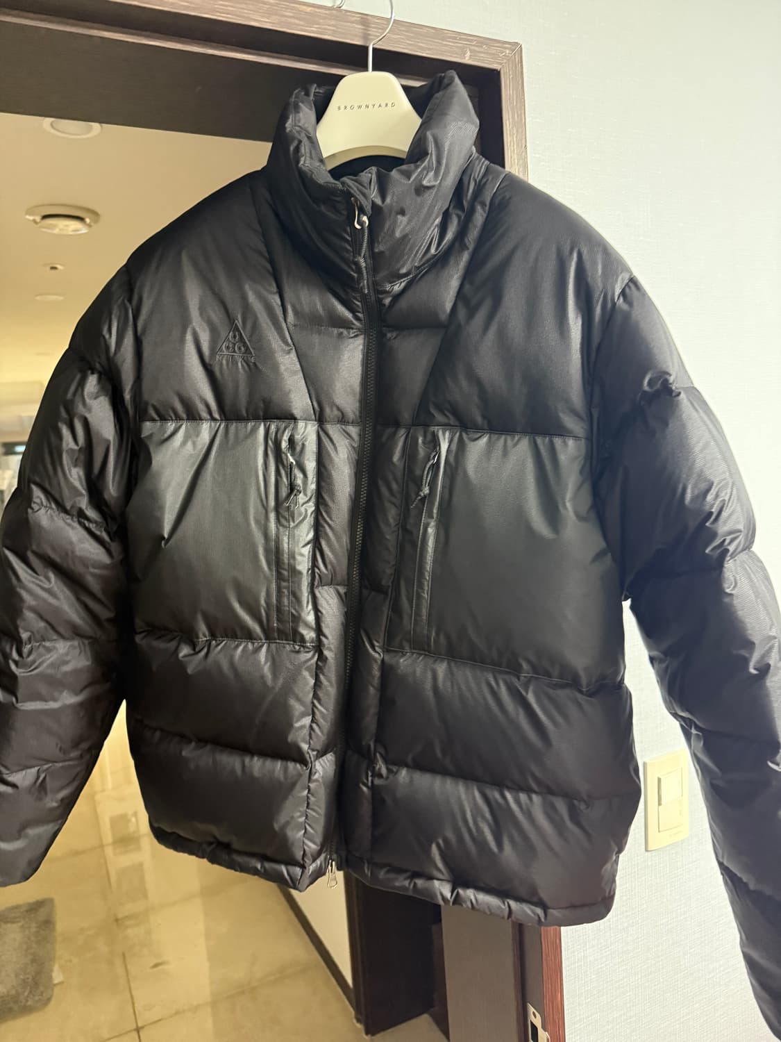 acg 다운 자켓 블랙 L사이즈 상품이미지2