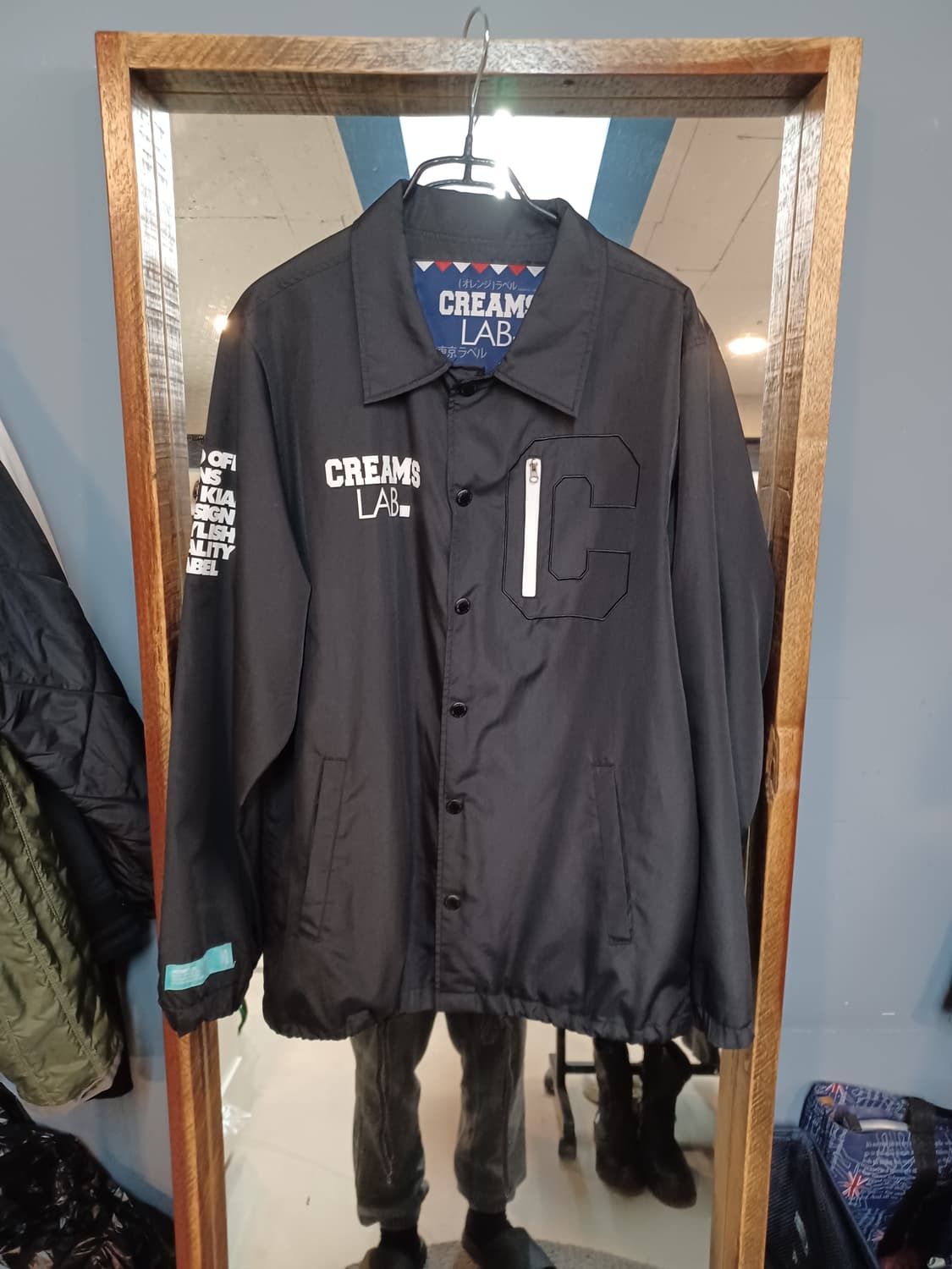 빈티지 일본 크림스 랩 코치 자켓 s 상품이미지1