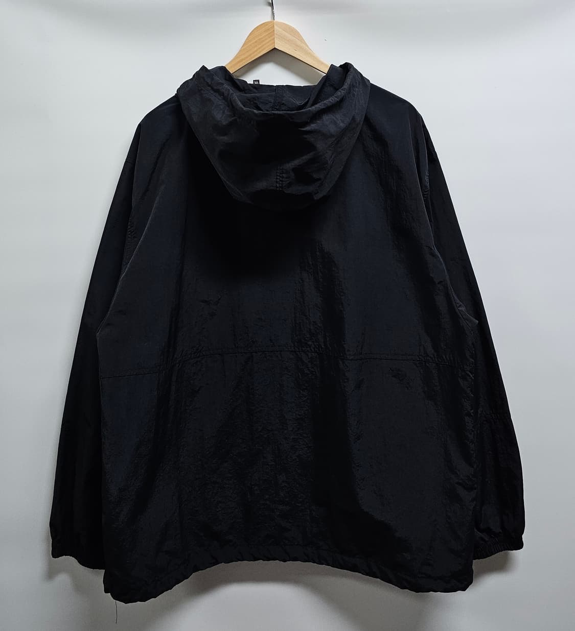 뉴발란스 블랙 후드 바람막이 자켓 2XL 상품이미지2