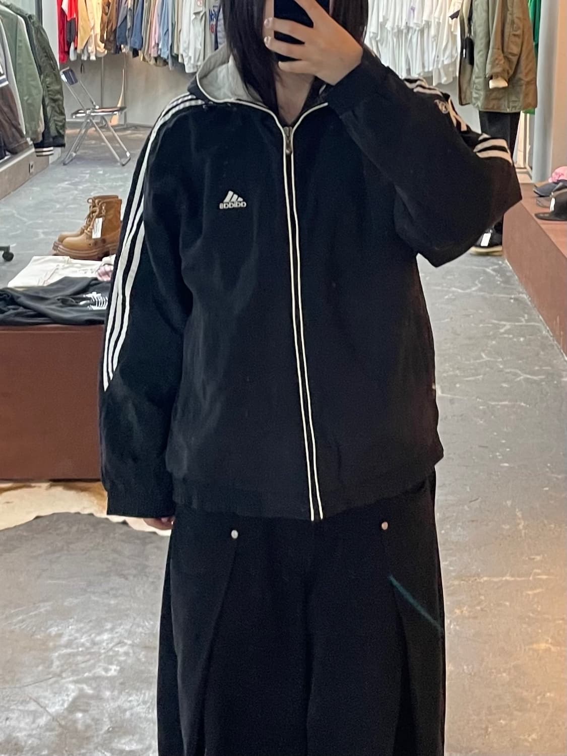 아디다스 올드스쿨 후드 바람막이 자켓 H1654 상품이미지1