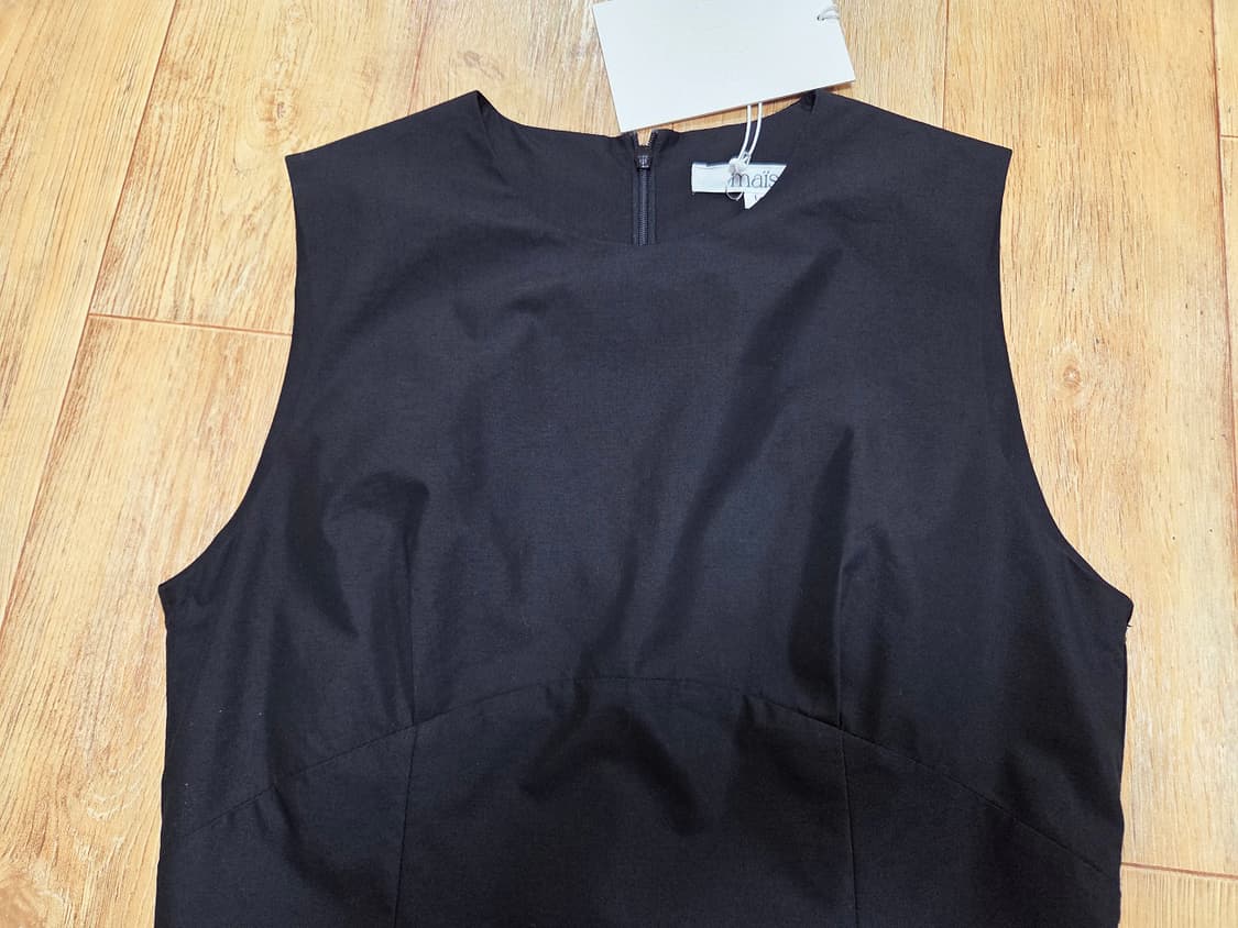 마이스(MAIS) 슬리브리스 벌룬원피스 55 새상품 상품이미지3