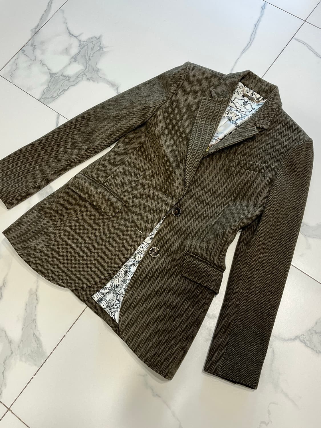 빈폴 레이디스 헤링본 자켓 S 상품이미지1