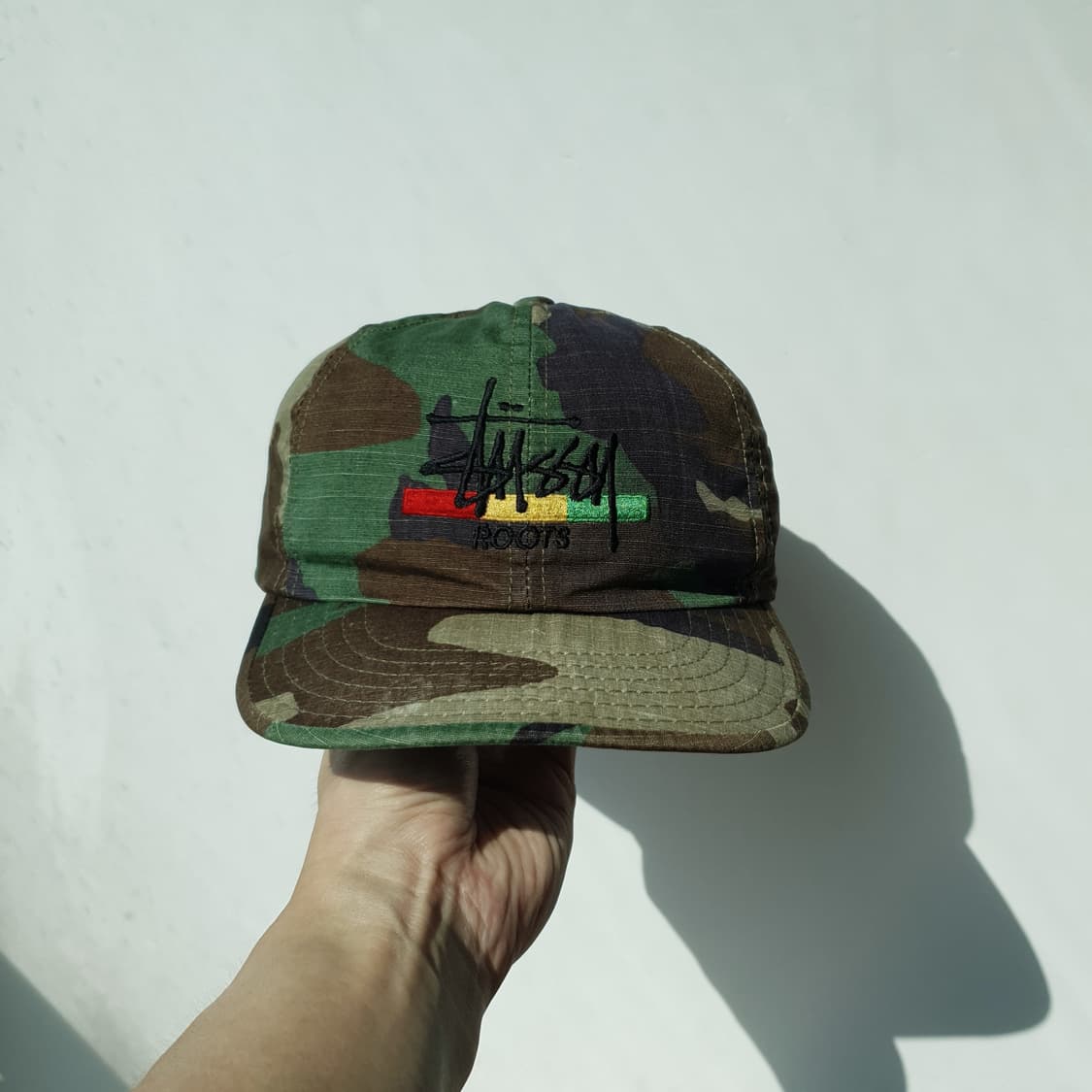 90s STUSSY rasta 6pannel cap 상품이미지1