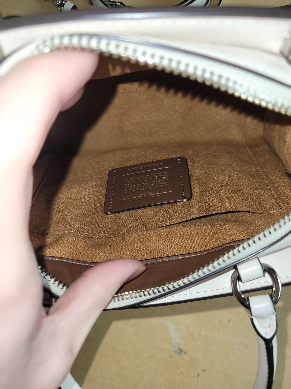 코치 조이 캐리올 리자드 레더 핸드백 Coach zoe carryall 상품이미지4