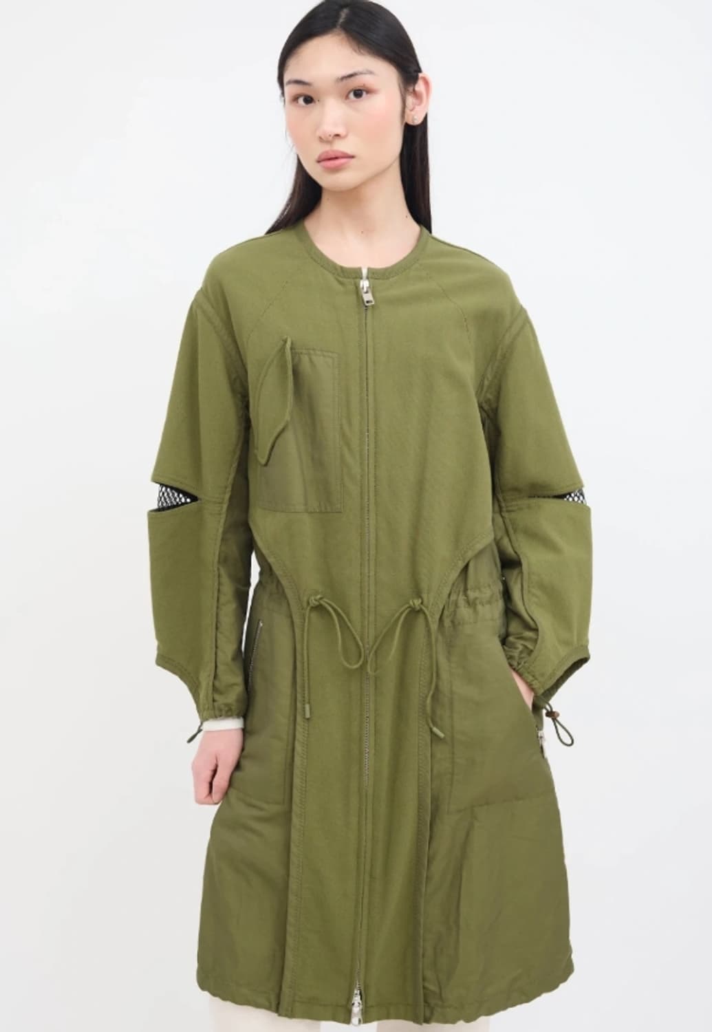 3.1 필립 림 그린 캔버스 아노락 롱코트 ~66 상품이미지1