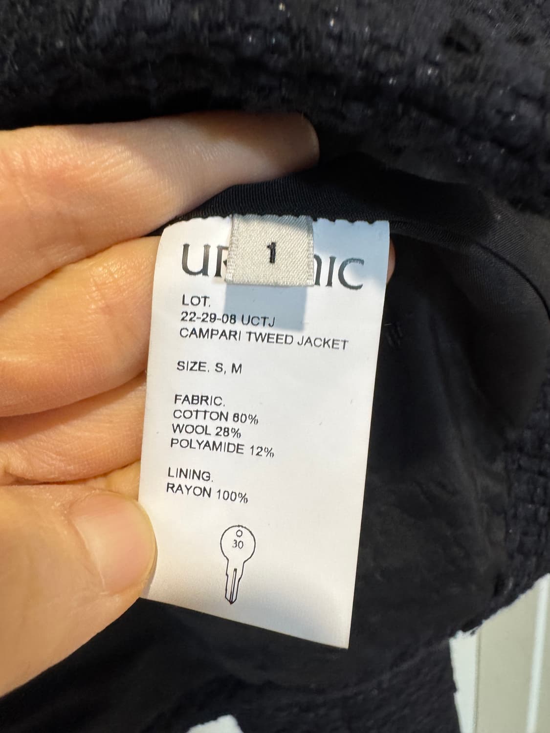 얼바닉30 캄파리 트위드 자켓 상품이미지8