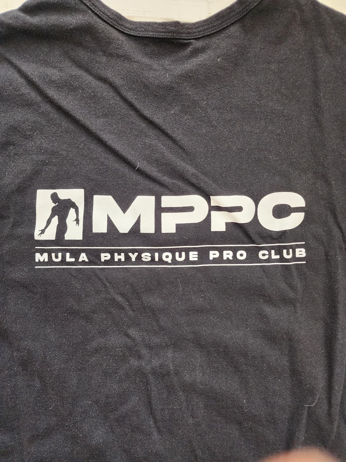 MULAWEAR 뮬라웨어 블랙 반팔 라운드 티셔츠. XL(100~105) 상품이미지8