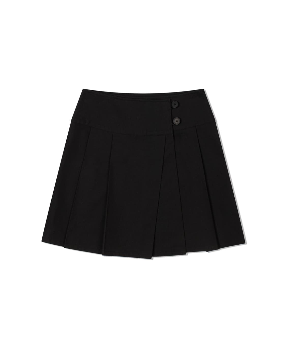 미세키서울 미디 랩 스커트 치마 Midi wrap skirt BLACK 상품이미지2
