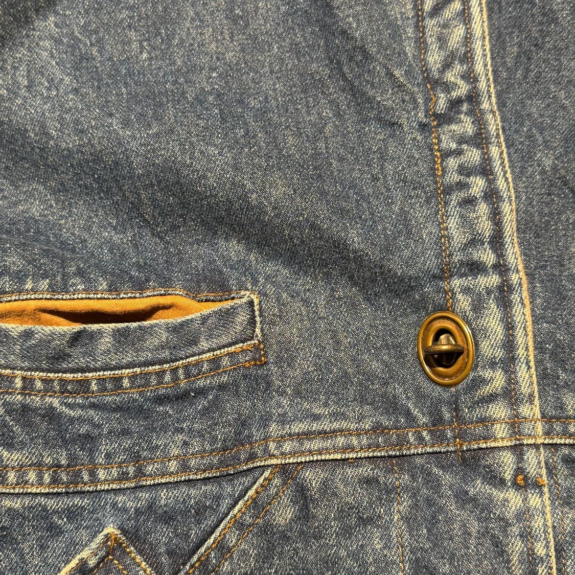 브리티쉬 90s 데님 쉐르파 랜치 자켓 M~L 상품이미지4