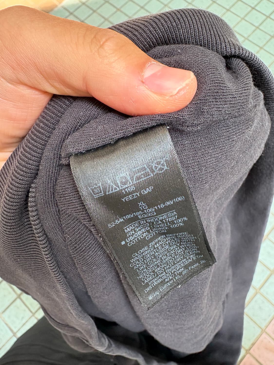 이지 갭 블랙 XL 상품이미지4