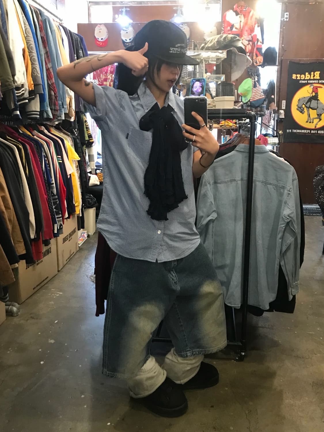 Supreme Check Pattern Shirt 상품이미지3