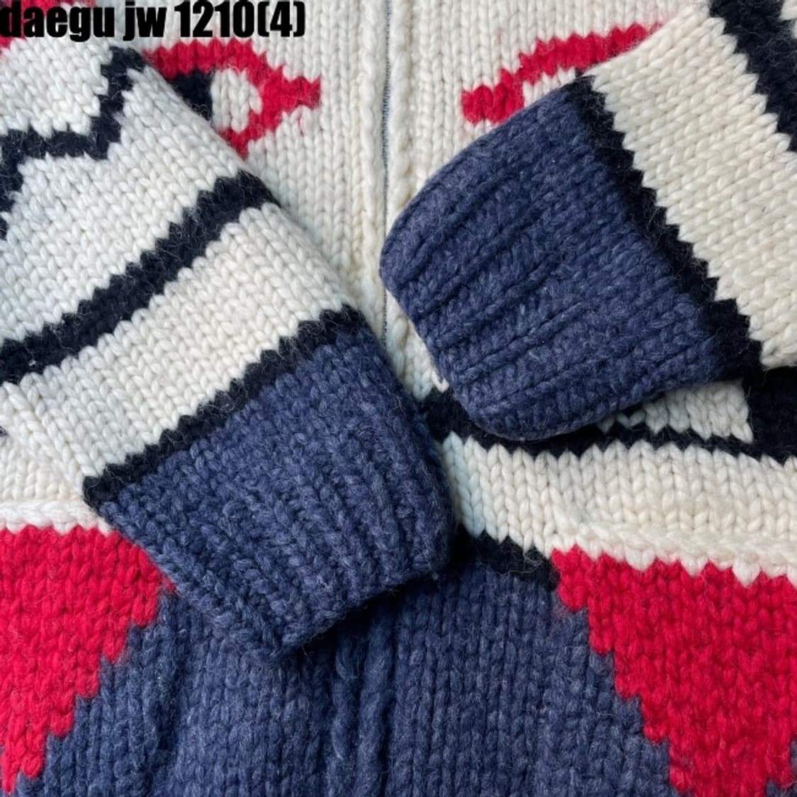 캐나다 코위찬 니트집업 상품이미지4