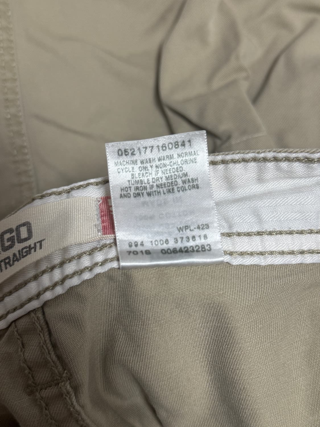 리바이스 빈티지 카고 팬츠 베이지 levi’s 상품이미지3