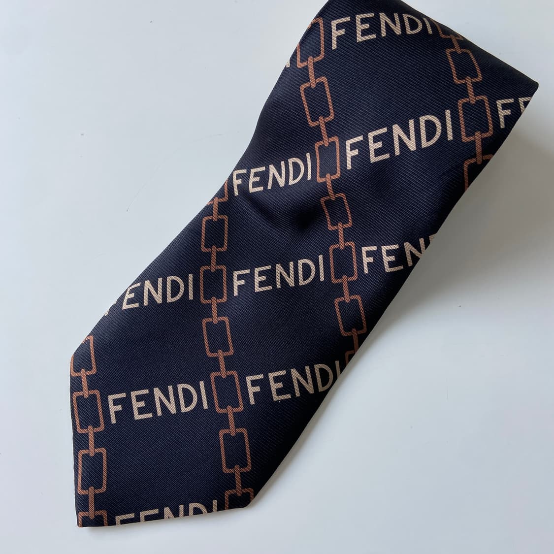 펜디 (FENDI) 영문 모노그램 정품 명품 넥타이 상품이미지6