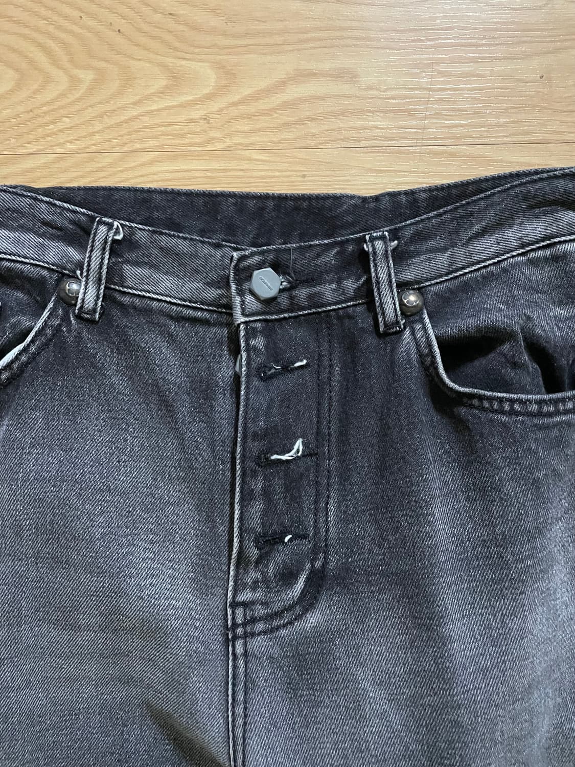 떠그클럽 더블니 바지 상품이미지2