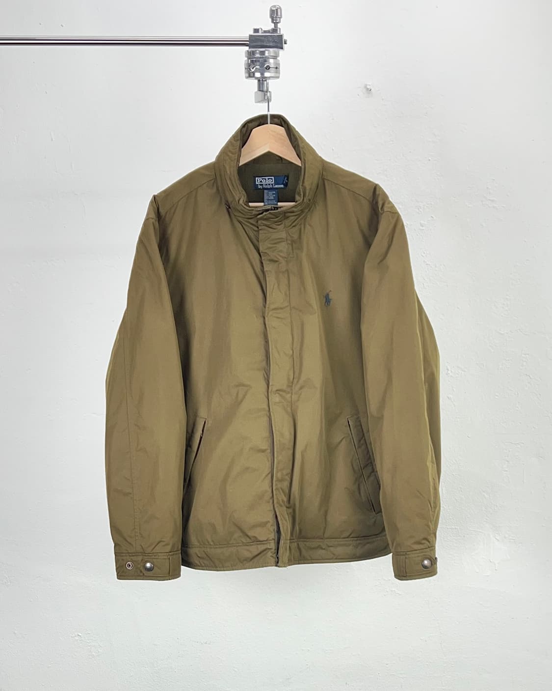 폴로 랄프로렌 올리브 카키 폴리쉘 히든 후디 페리 자켓 상품이미지1