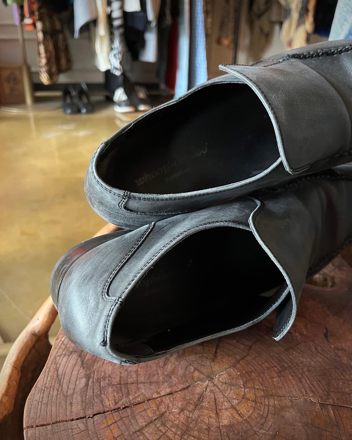 Whoop de doo Long-nose Leather Loafer 상품이미지6