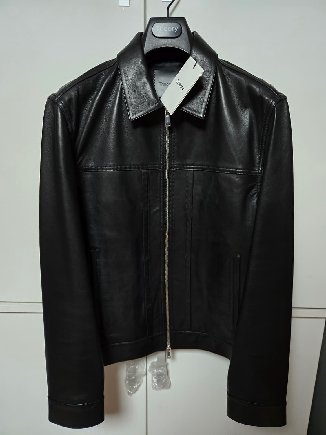 Theory 띠어리 Rhett 램스킨 레더 가죽자켓 M사이즈 상품이미지1