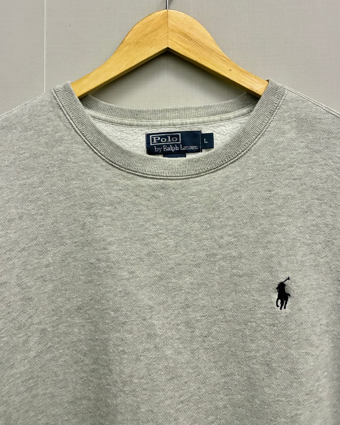 (L/103)00s 폴로랄프로렌 빈티지 스웻셔츠 맨투맨 멜란지그레이 상품이미지3