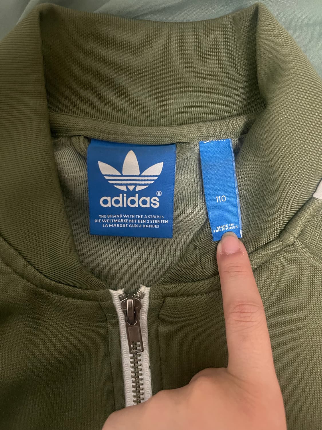 아디다스 카키 져지 상품이미지3