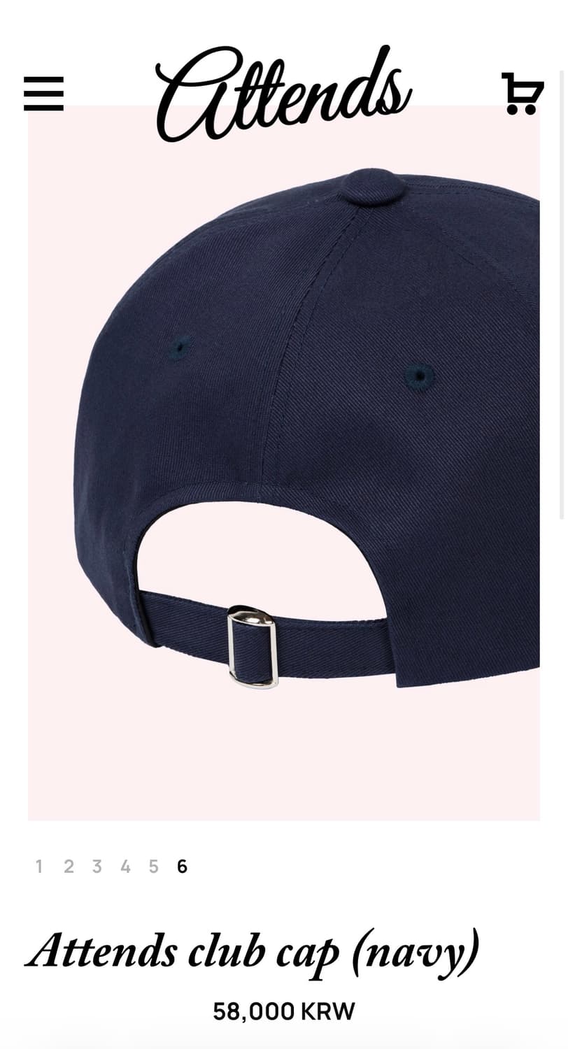 어텐즈 볼캡 상품이미지6