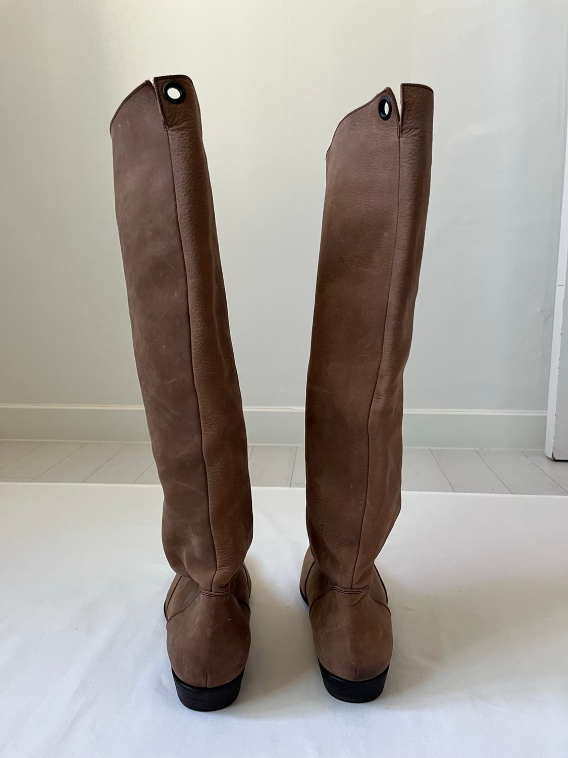 The Viridi-Anne Leather Long Boots 상품이미지2