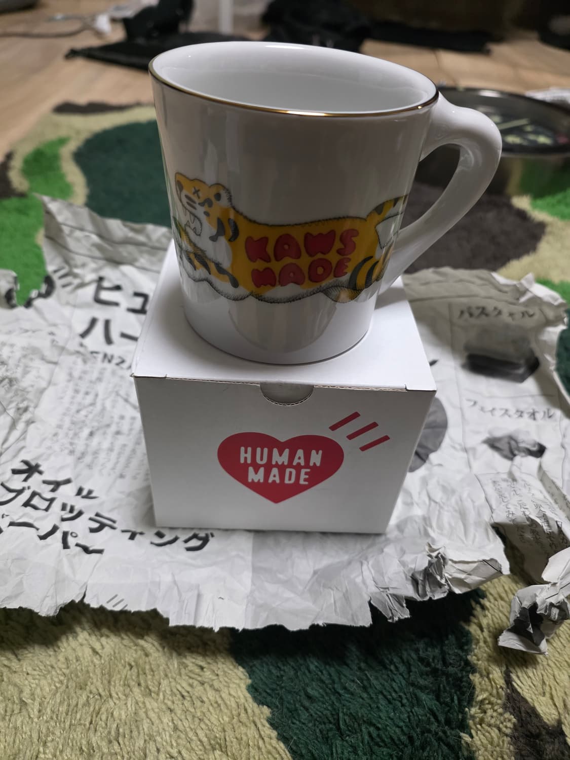 [OS] 휴먼메이드 X 카우스 커피 머그컵 타이거 버전 상품이미지6