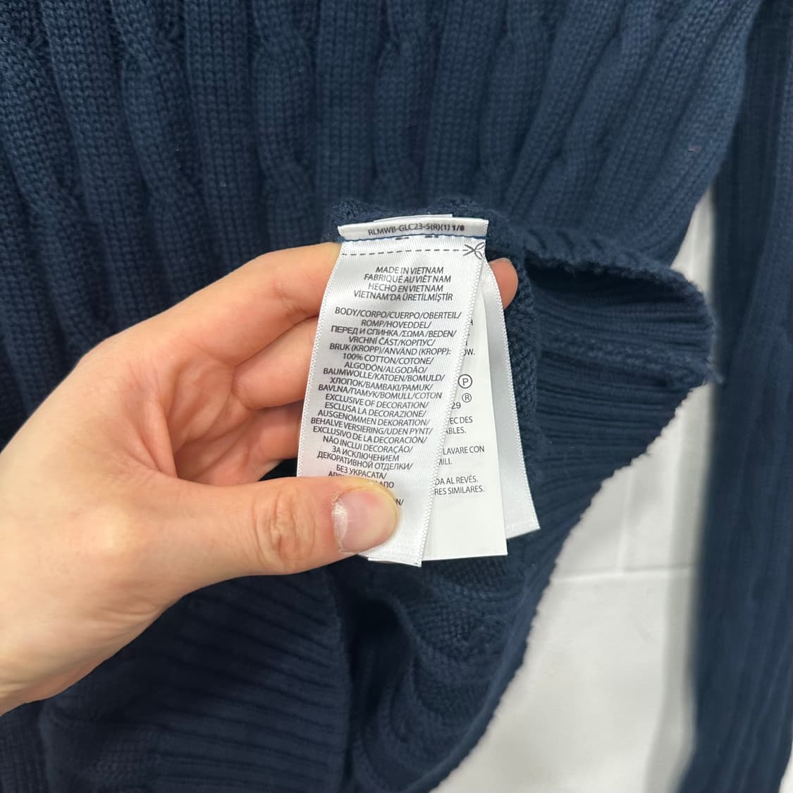 폴로 꽈배기니트 상품이미지5