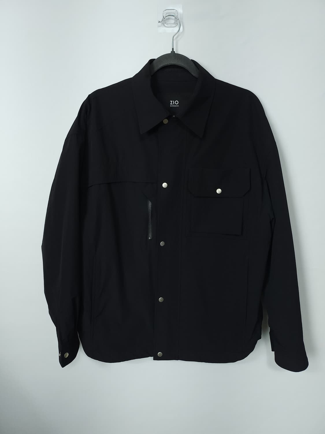 송지오 옴므 블랙 셔츠 자켓 95 M 상품이미지8