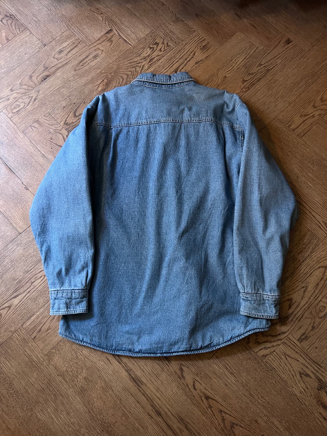 [M]리바이스 체크 플리스 라이닝 데님 셔츠 상품이미지6