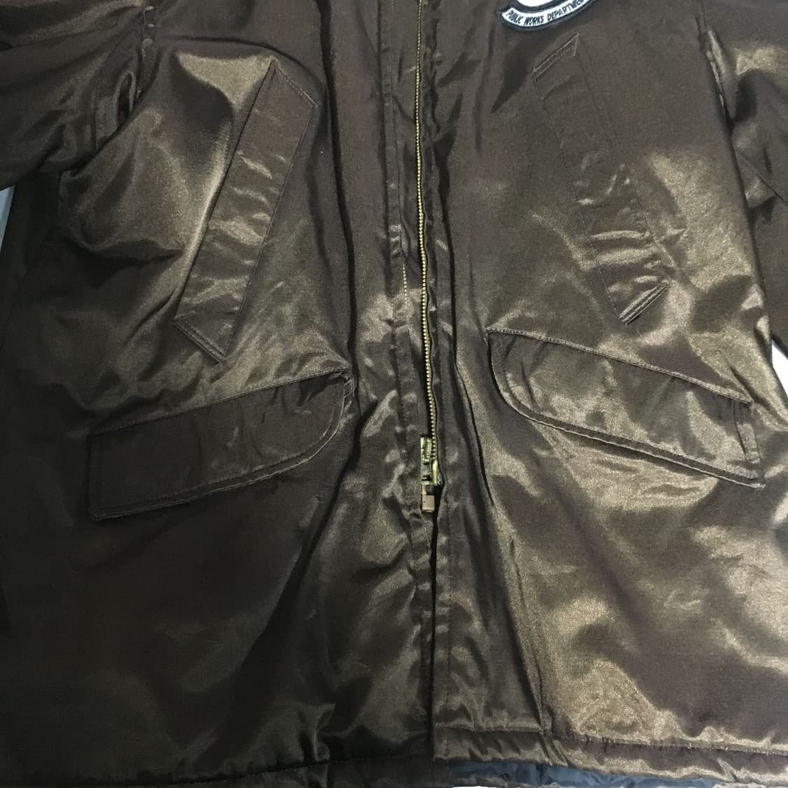 빈티지 야상 누빔 점퍼 자켓 브라운 상품이미지5