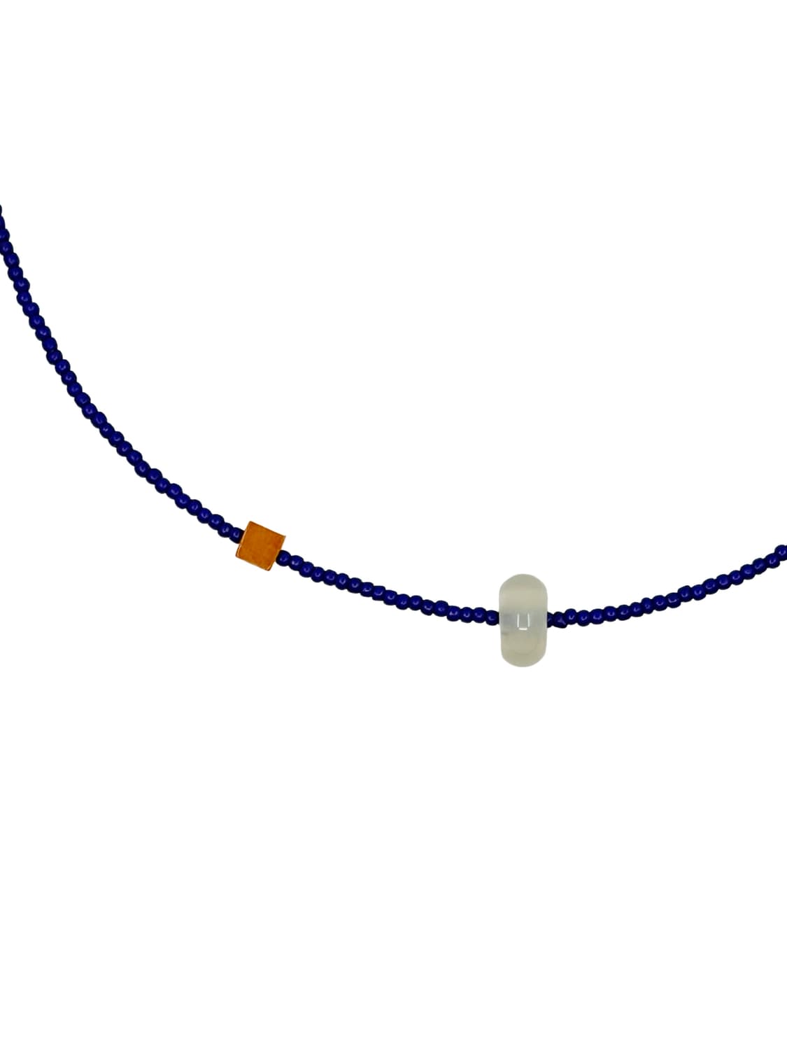 Offset necklace - blue 상품이미지2