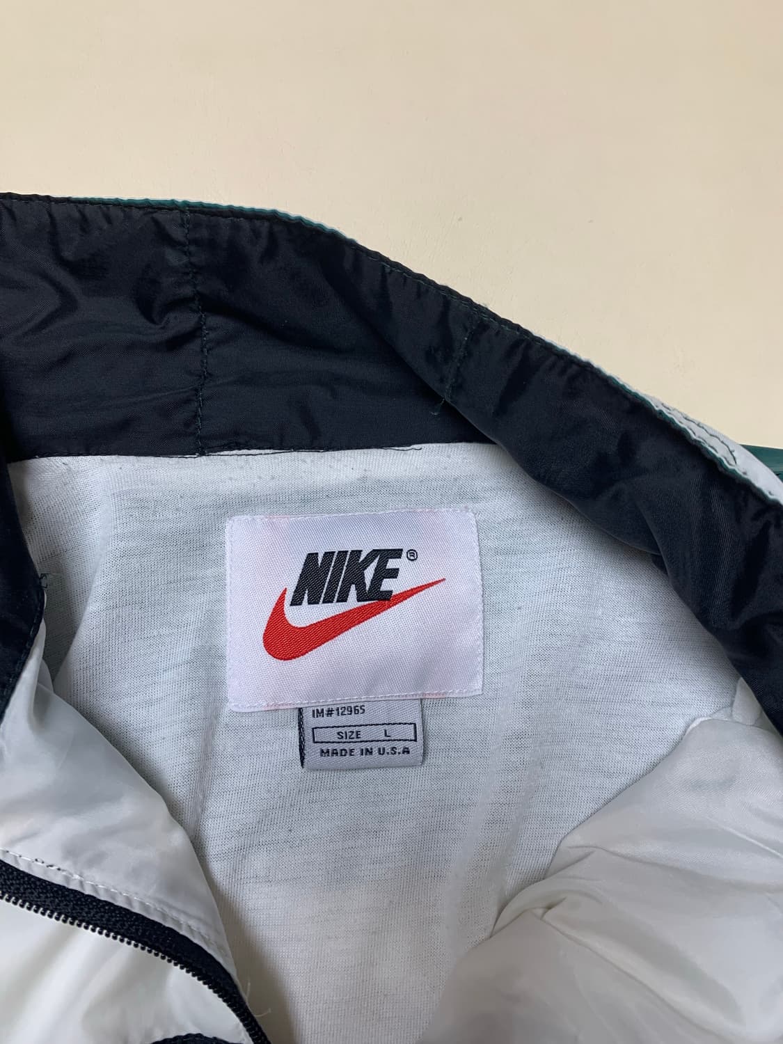 [L] 나이키 90s 올드스쿨 빈티지 바람막이 그린라인 상품이미지6