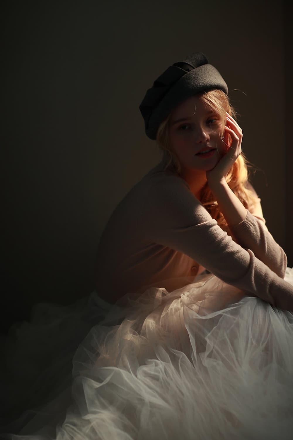 🖤 SHINJEO 울 드레이핑 베레 / 베레모 상품이미지7