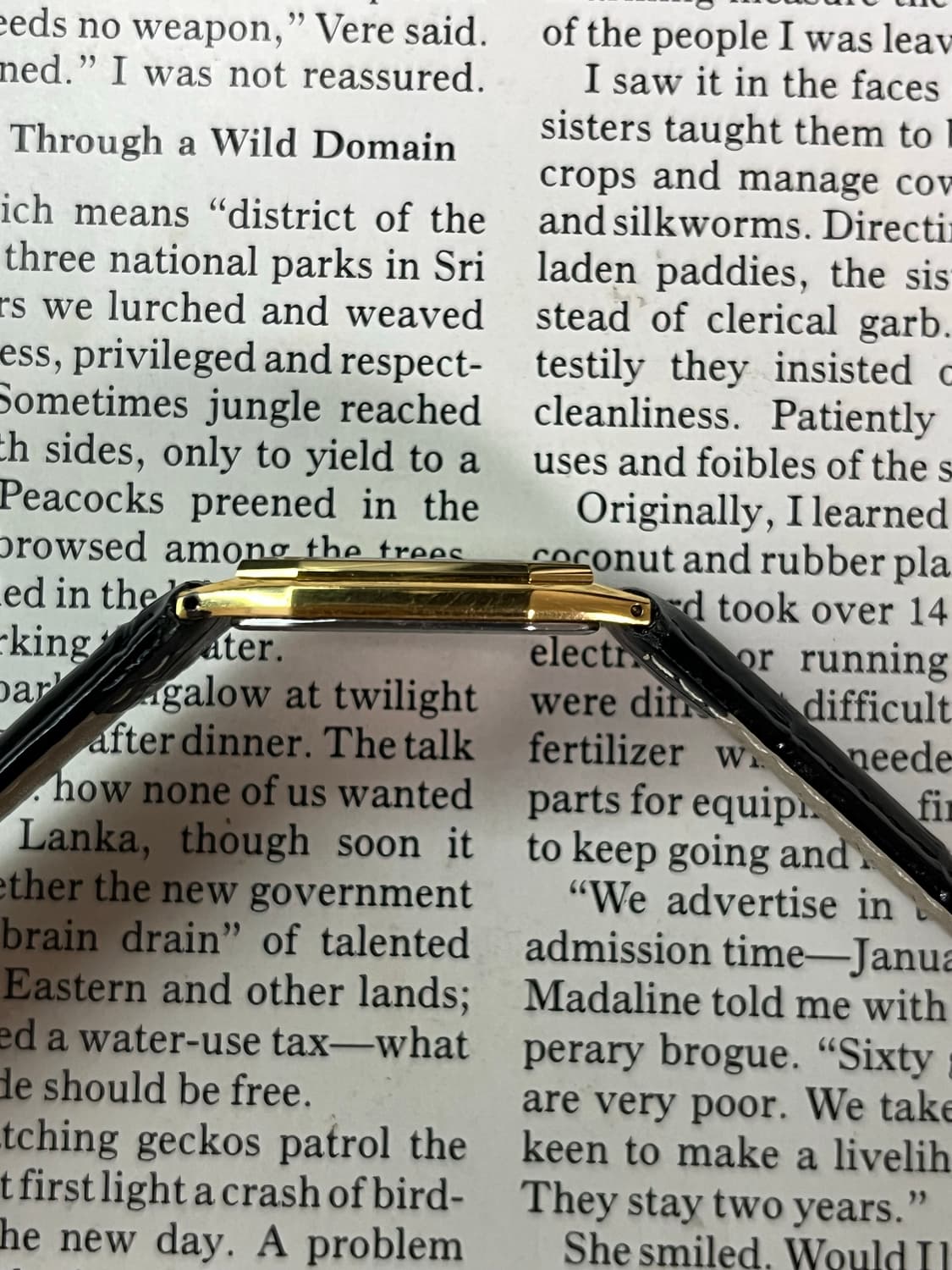 SEIKO CHARIOT 탱크 골드 쿼츠 상품이미지4