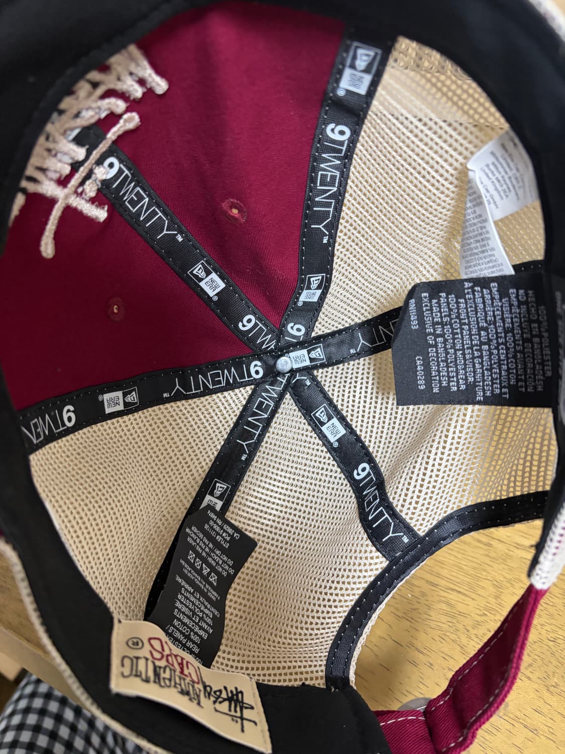 스투시 뉴에라 9Twenty 베이직 트러커 카디널 상품이미지2