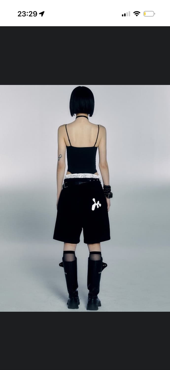 MLK Logo satin pants (Black)  상품이미지3